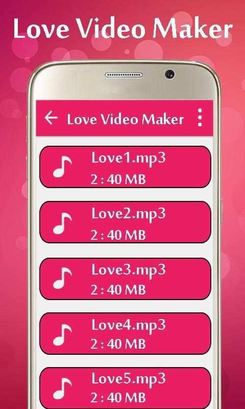 Love Video Maker स्क्रीनशॉट 6