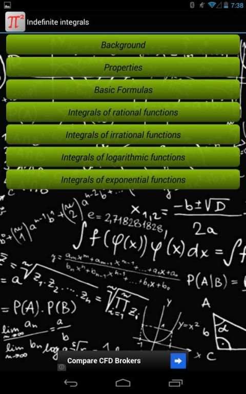 Math2 - mathematics integrals screenshot 3