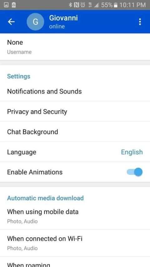 WhatsUp Messenger screenshot 1