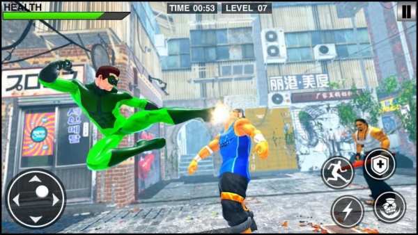Rope Frog Hero: Rope Ninja Fighting Games स्क्रीनशॉट 2