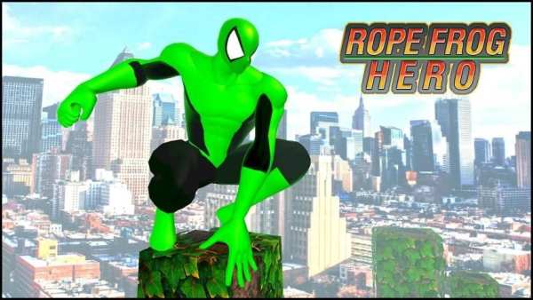 Rope Frog Hero: Rope Ninja Fighting Games स्क्रीनशॉट 9