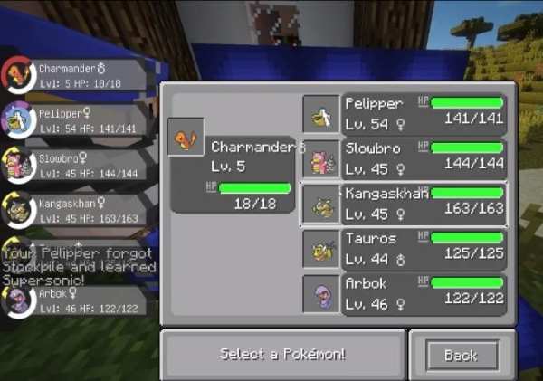 Mod Pixelmon go for minecraft 2 تصوير الشاشة