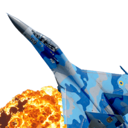 Боевой истребитель СУ-27 иконка
