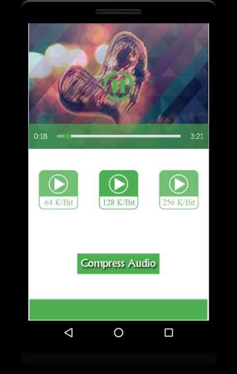 Audio : MP3 Compressor 1 تصوير الشاشة