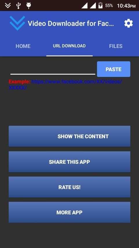 Video Downloader for Facebook скриншот 5