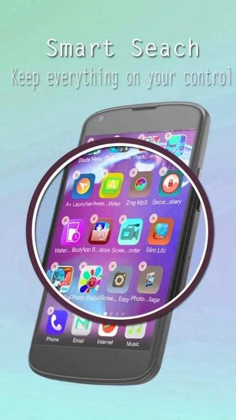 Theme Launcher for iPhone 9 screenshot 1