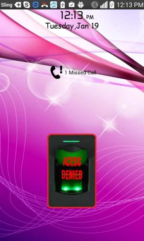 Finger Screen Lock Simulator 4 تصوير الشاشة