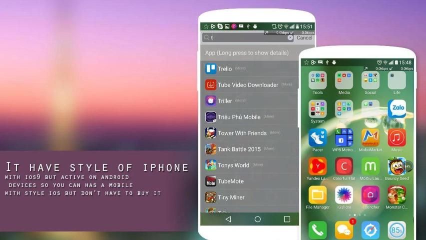 iLaunchers: Style Os9 screenshot 1