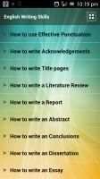 English Writing Skills скриншот 2