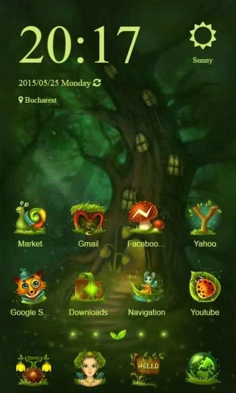 Magic Forest ZERO Launcher 1 تصوير الشاشة