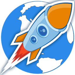 rocket browser bat link أيقونة