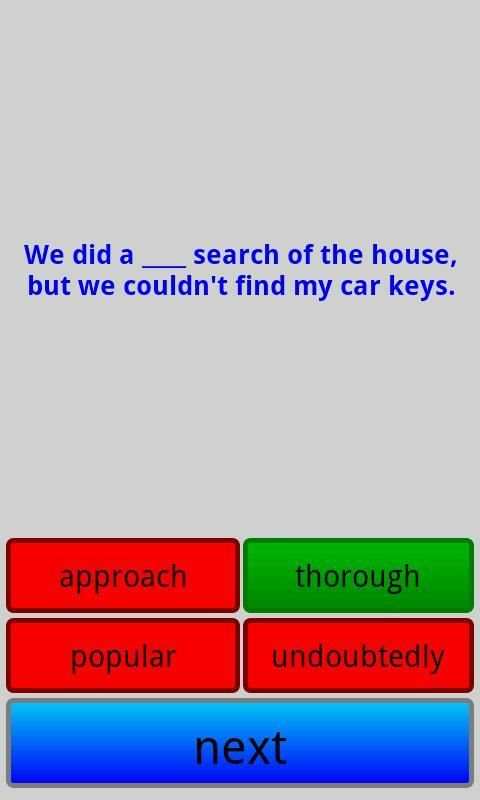 Essential English Vocabulary screenshot 1