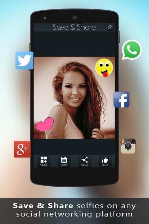 Selfie foto Penyunting screenshot 2