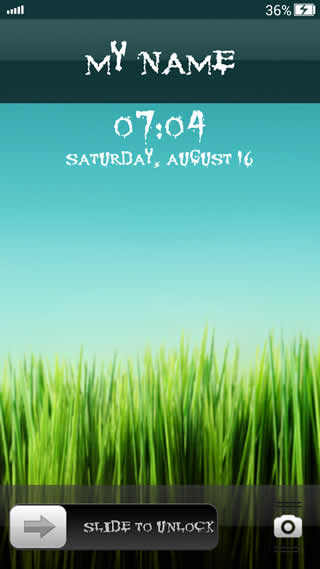 My Name Screen Lock screenshot 1