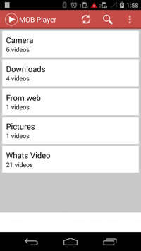 MOB HD Video Player screenshot 1