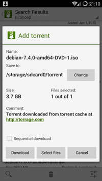 tTorrent Pro - Torrent Client screenshot 3