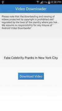 Fast Video Downloader स्क्रीनशॉट 1