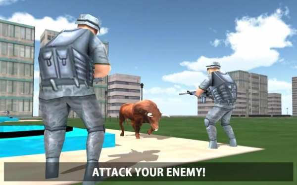 Crazy Angry Bull Revenge 3D screenshot 9