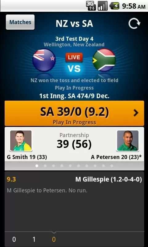 Yahoo Cricket screenshot 5