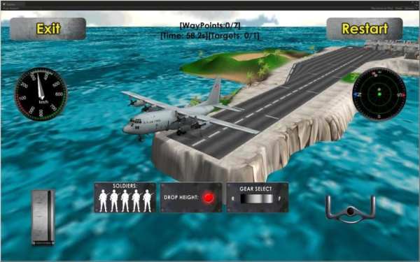 Flight Sim: Transport Plane 3D स्क्रीनशॉट 8