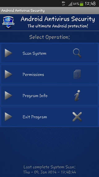Android Antivirus Security screenshot 1