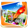 Text on Pictures icon