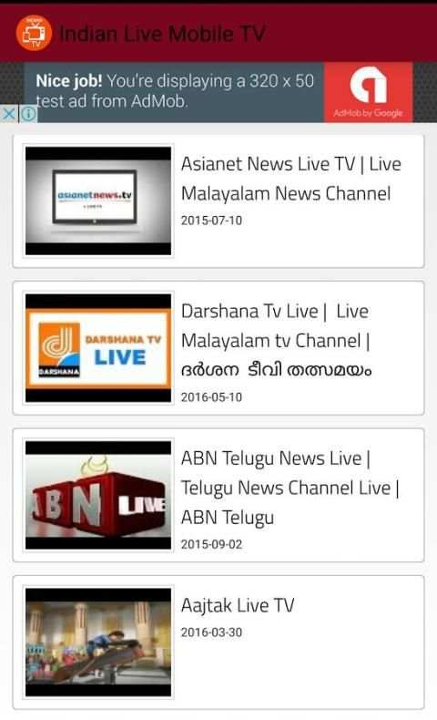 Indian Mobile Live-Tv screenshot 2