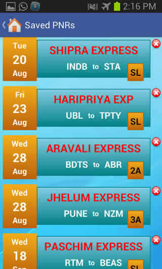 Indian Rail Train & IRCTC Info screenshot 3