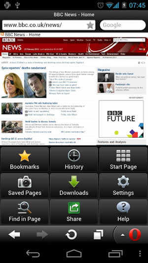 Opera Mini Next web browser स्क्रीनशॉट 2