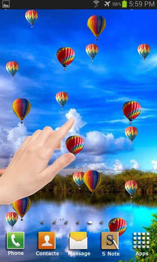 Galaxy S5 Live Wallpaper screenshot 2