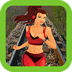 subway girl run icon
