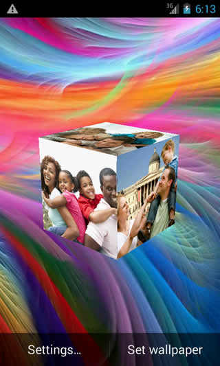 3D Gallery Live Wallpaper screenshot 1