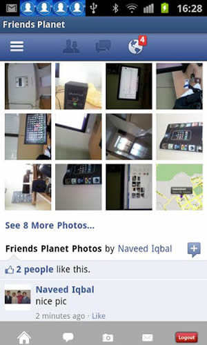 Facebook for Android Lite screenshot 2