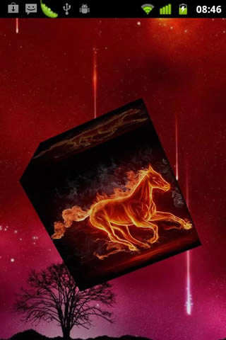 3D Flame Live Wallpaper screenshot 2
