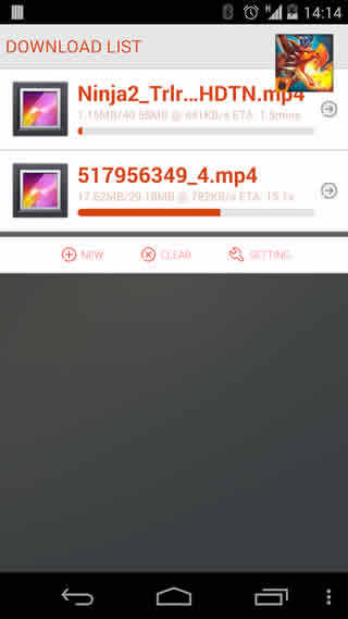 HD MP4 Video Downloader screenshot 1