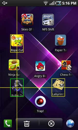 Regina 3D Launcher Pro screenshot 2