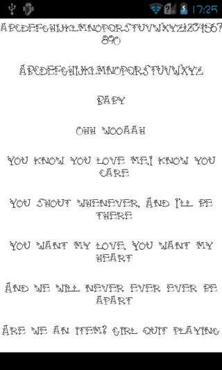 Love Fonts FlipFont Free screenshot 2