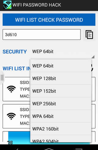 WIFI-PASSWORD HACK screenshot 1