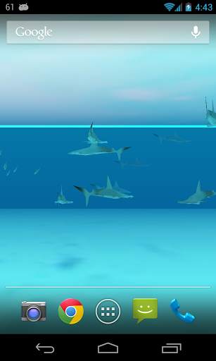 3D Shark Live Wallpaper screenshot 3