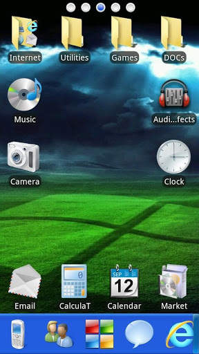 Windows GO Launcher Theme screenshot 1