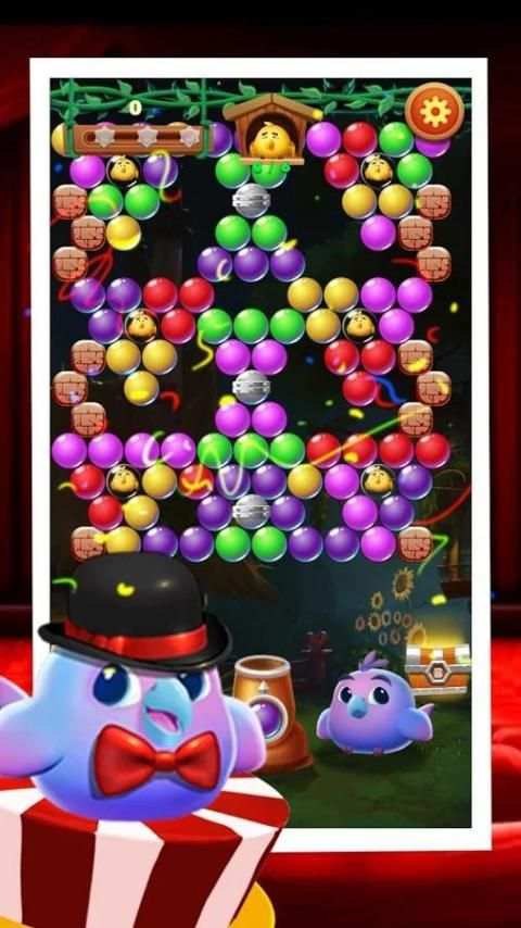Cute Bird Bubble Shooter screenshot 1