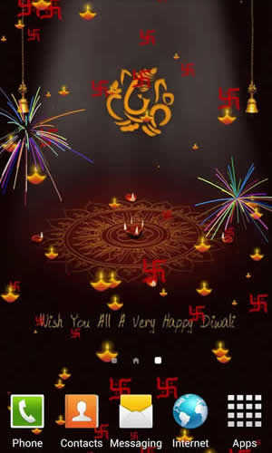 Shubh Diwali Live Wallpaper screenshot 2