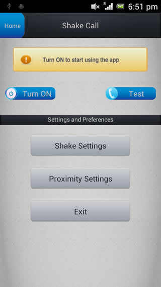 Shake Call (Shake   Proximity) screenshot 4