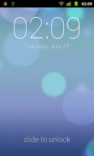 iPhone 5s Lock Screen screenshot 2
