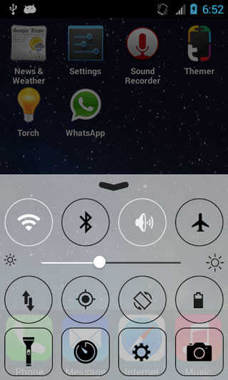 iPhone 5S Launcher Theme स्क्रीनशॉट 3