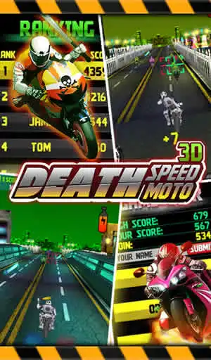 Death Speed:Moto 3D-Free Game screenshot 2