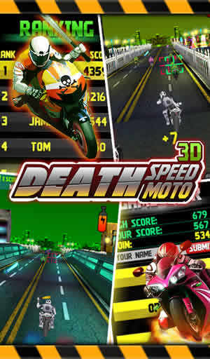 Death Speed:Moto 3D-Free Game screenshot 2