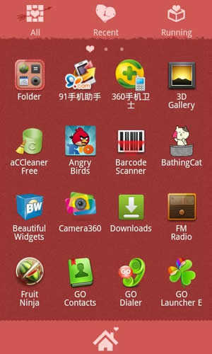 Love Theme GO Launcher EX screenshot 3