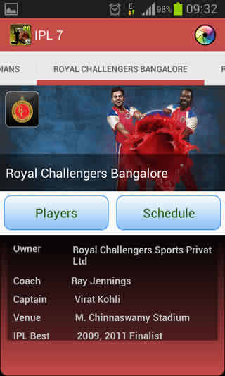 IPL 2014 / IPL 7 4 تصوير الشاشة