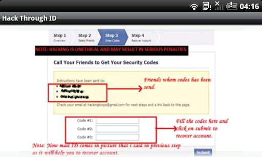 Facebook Hack Trial screenshot 3